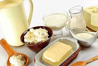 Yüz bakımı dayalı süt ve süt ürünleri